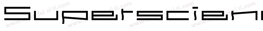Superscience Regular Ultra Expanded字体转换